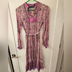 NWOT - Rare "Her Excellency" Vintage Bohemian Cotton Maxi Dress - Size M
